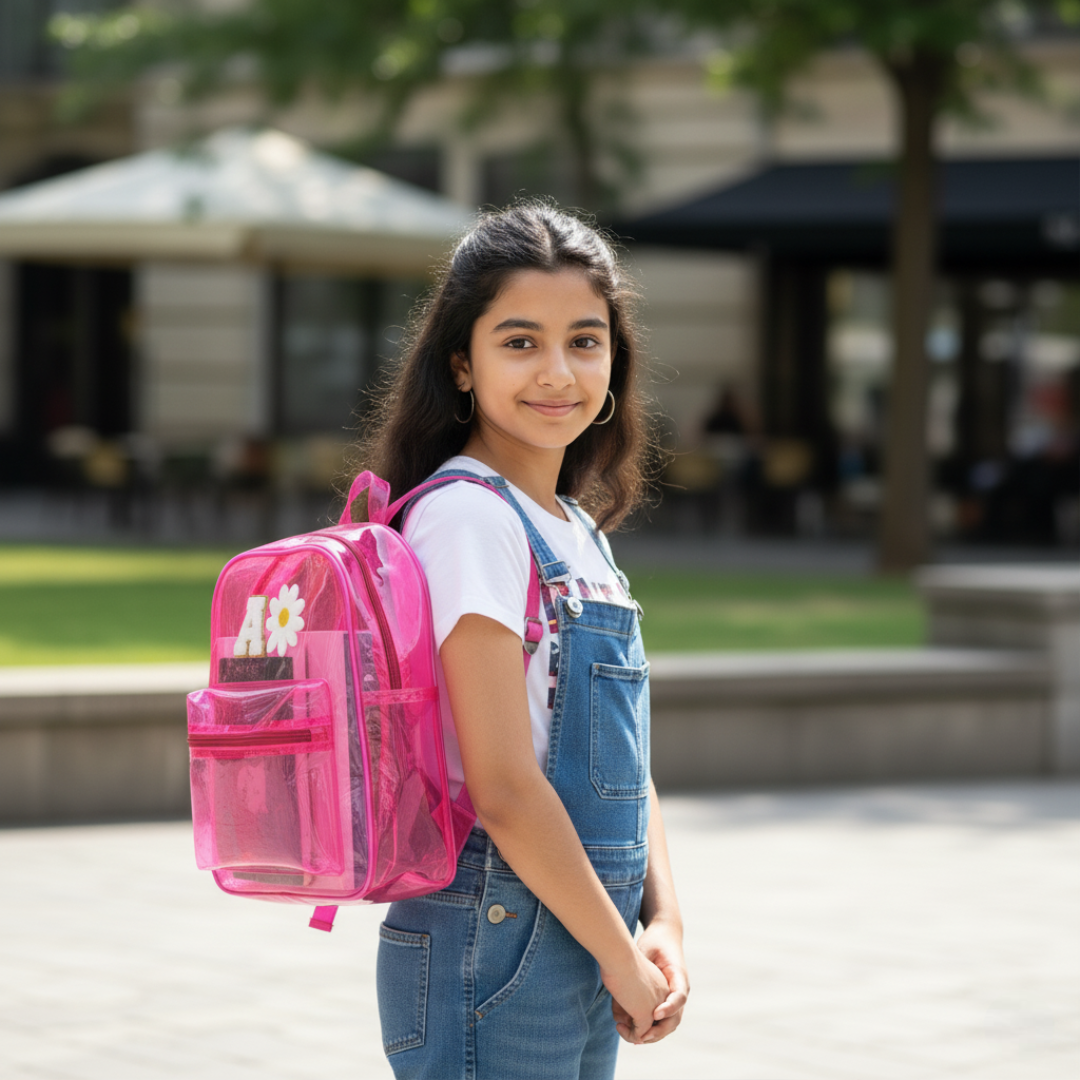 Customized Jelly Bagpack with Initial Cartoon for Boys and Girls