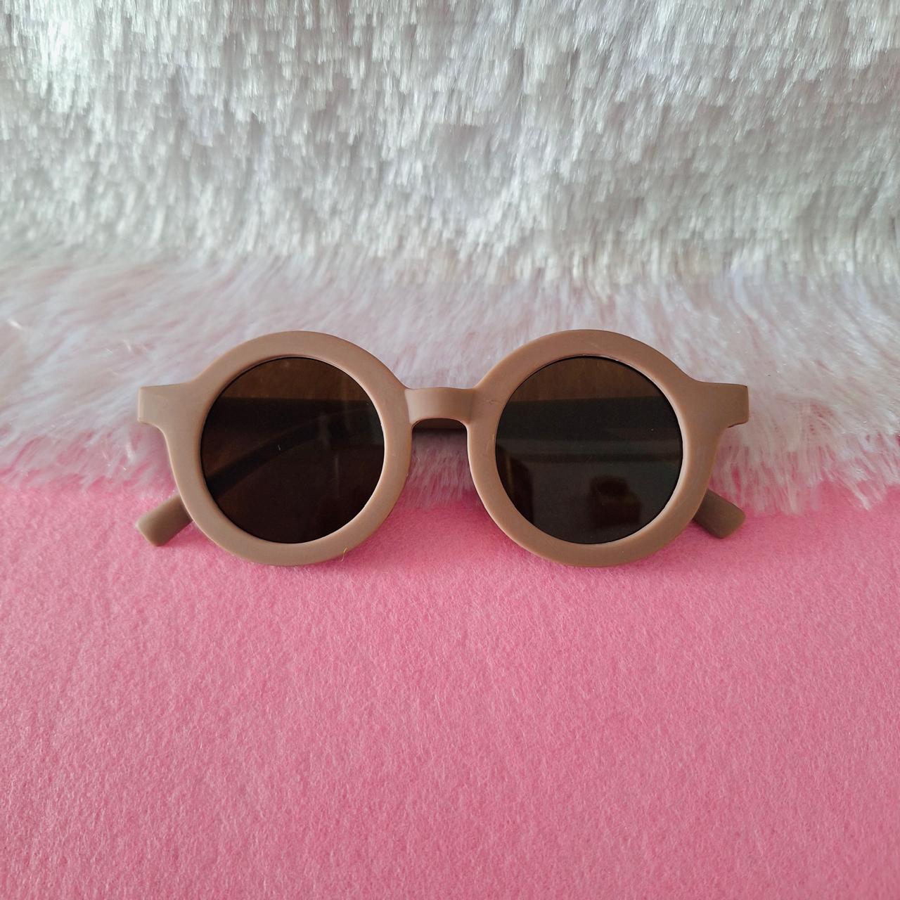 Round Shape Polarized Sunglasses for Toddlers - Unisex