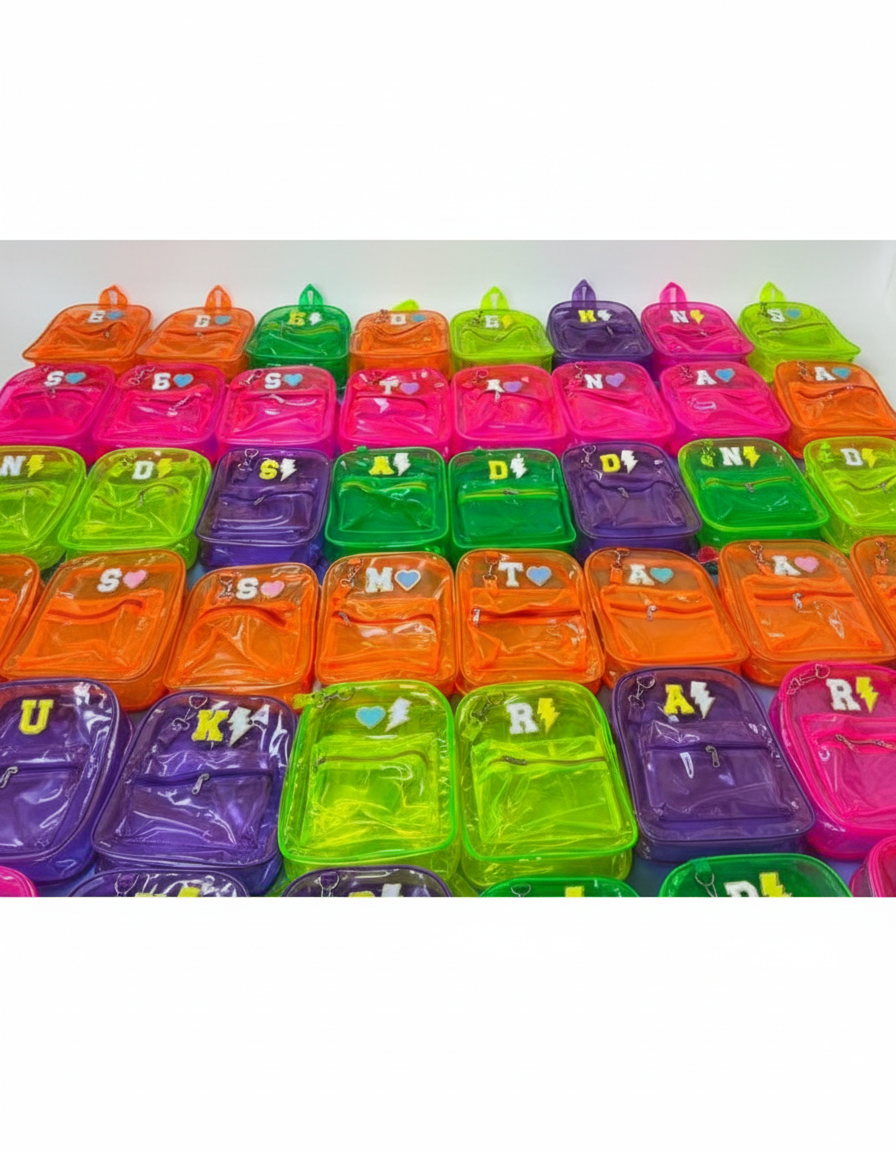 Customized Initial Cartoon Bagpack for Boys and Girls