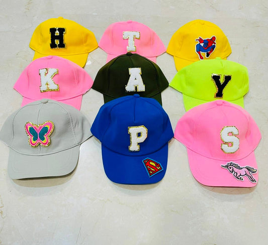 Customized Initial Cap for Boys and Girls