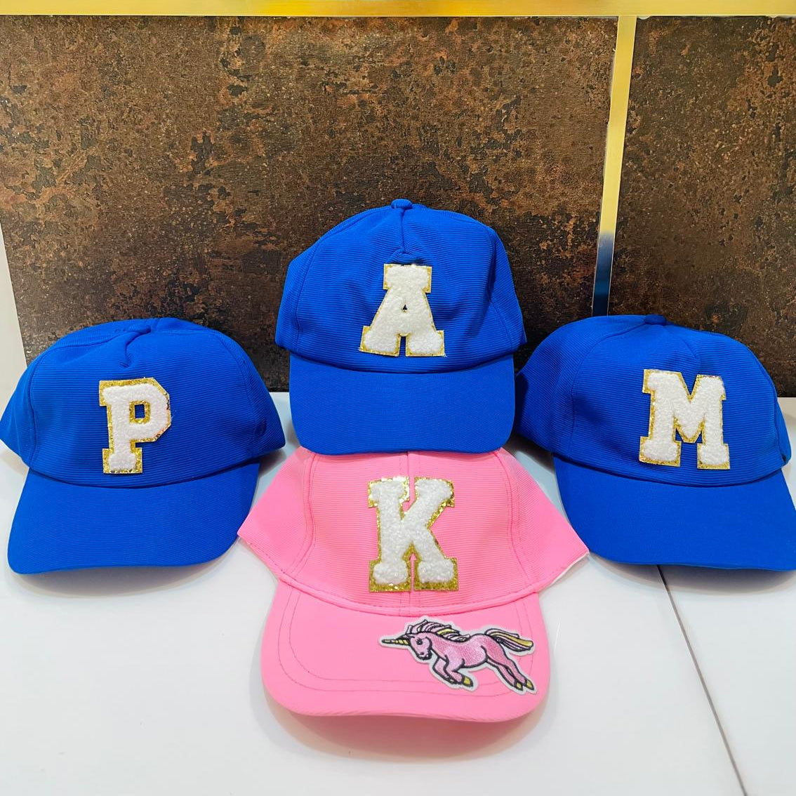 Customised Initial Cap for Boys and Girls