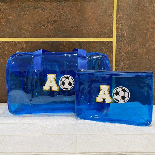 Personalized Duffle Bag and Pouch combo
