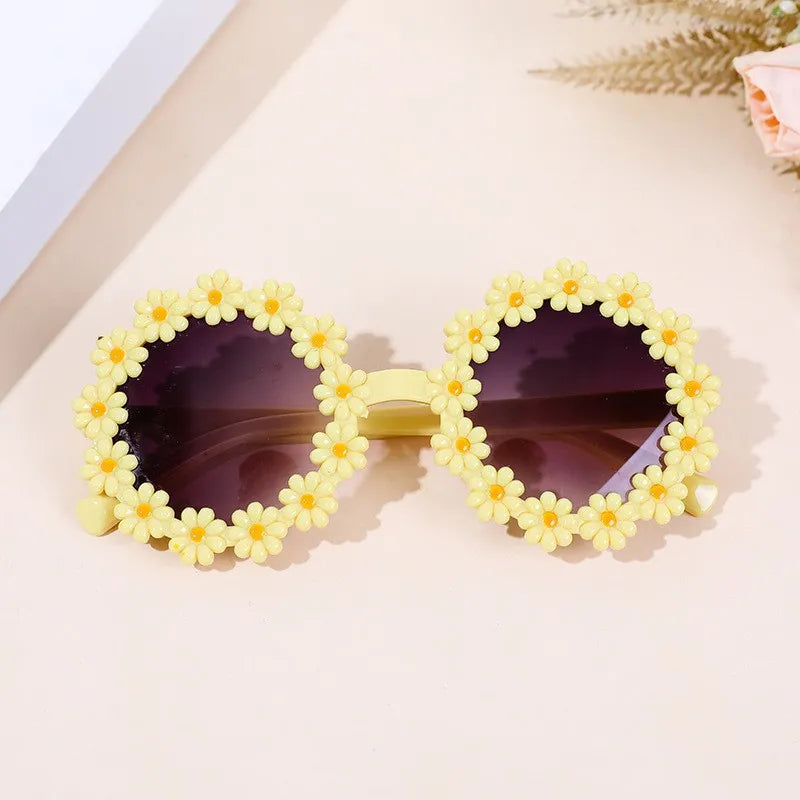 Flower Polarized Sunglasses for Toddlers - Unisex