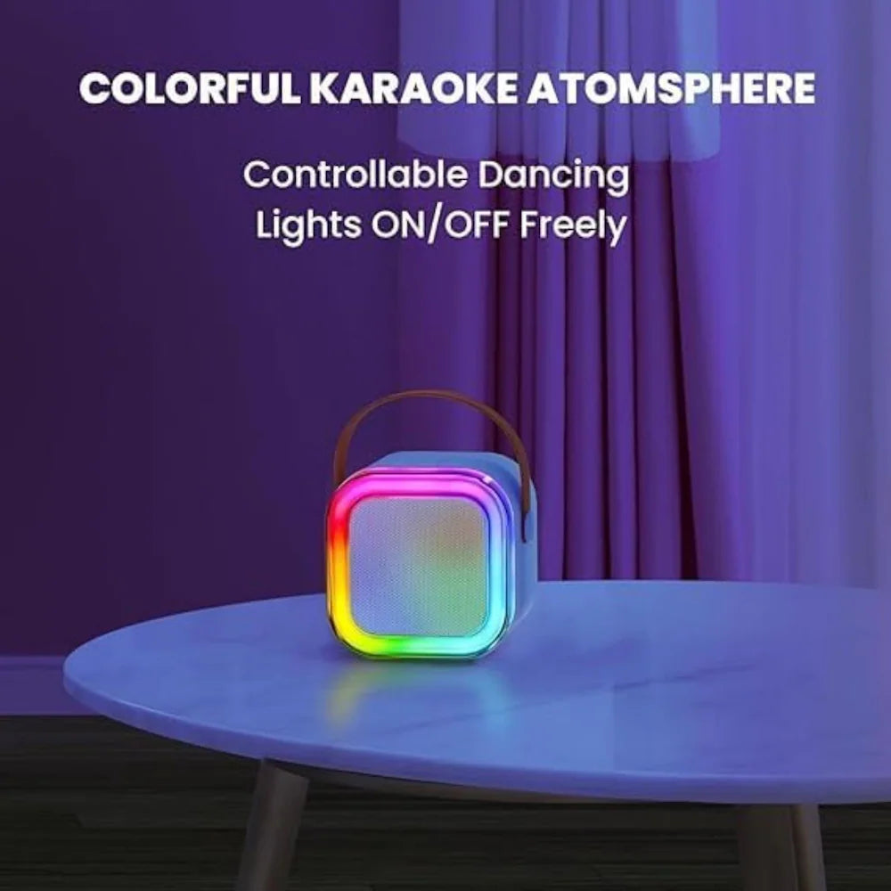 Karaoke Speaker for Kids Adults with Wireless Mic Portable Bluetooth Speaker Birthday Gift