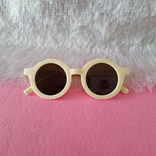 Round Shape Polarized Sunglasses for Toddlers - Unisex