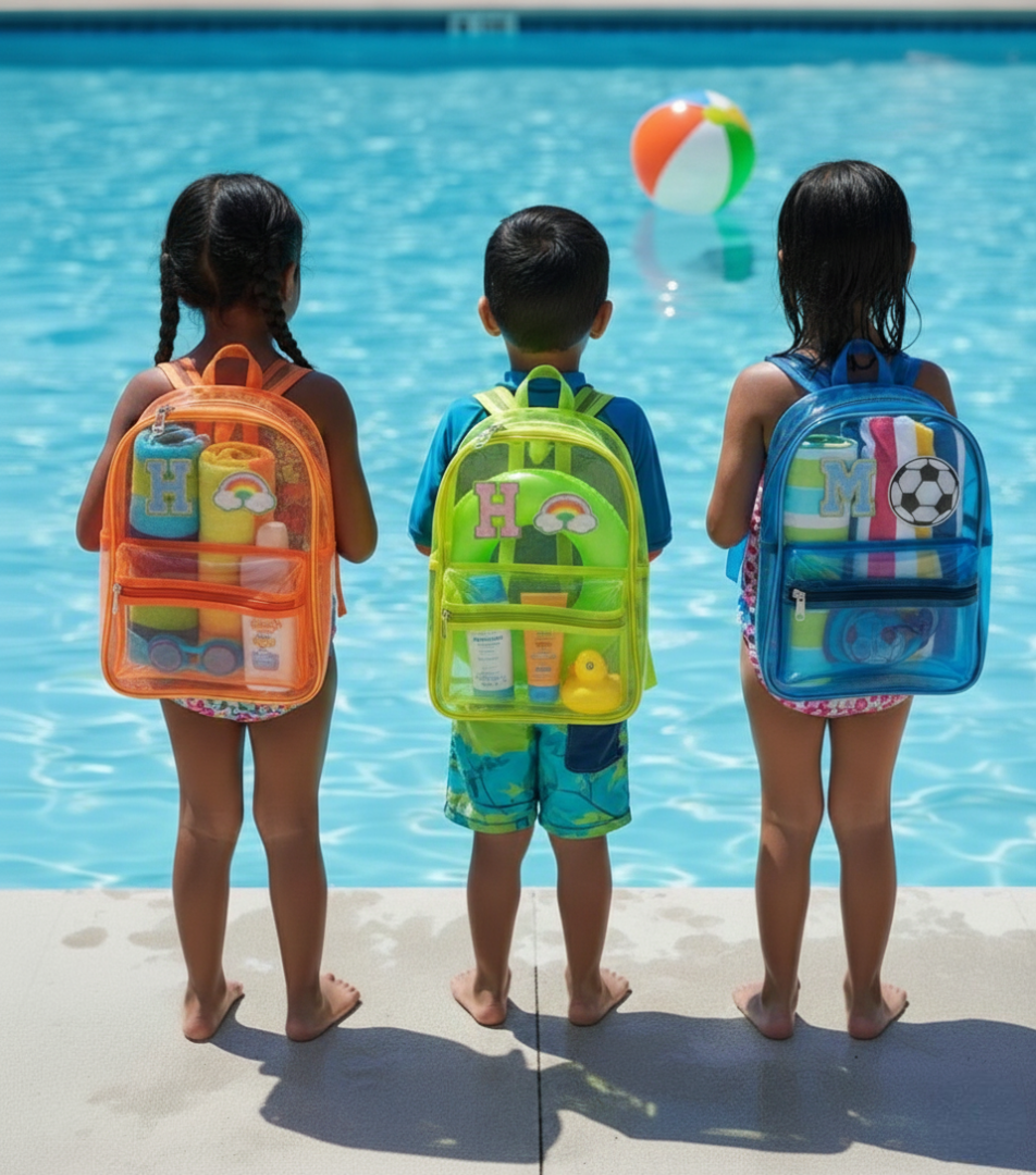 Customized Initial Cartoon Bagpack for Boys and Girls