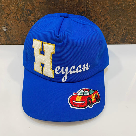 Customized Cap for Kids with Full name with Cartoon - Return gifts