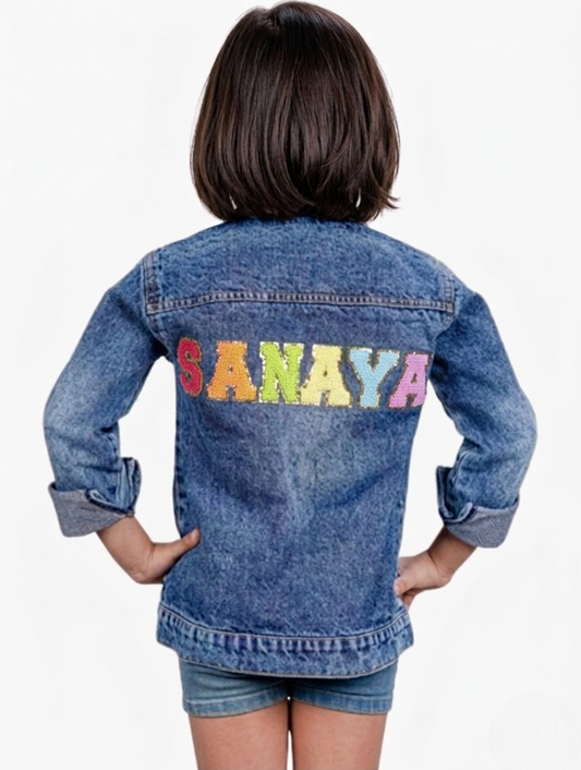 Personalised Denim Jacket with name - Premium Quality