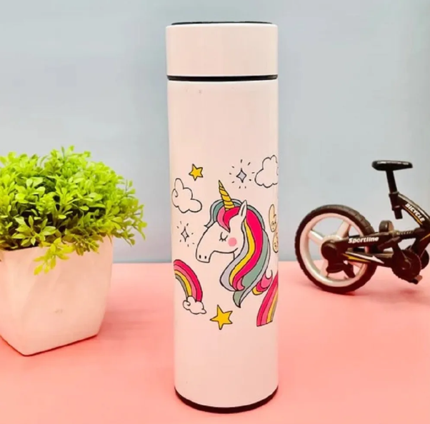 Unicorn Temperature Water Bottle for Girls