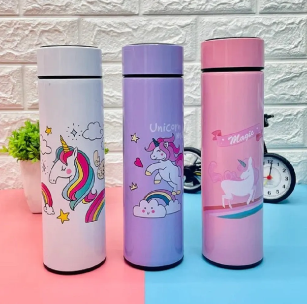 Unicorn Temperature Water Bottle for Girls