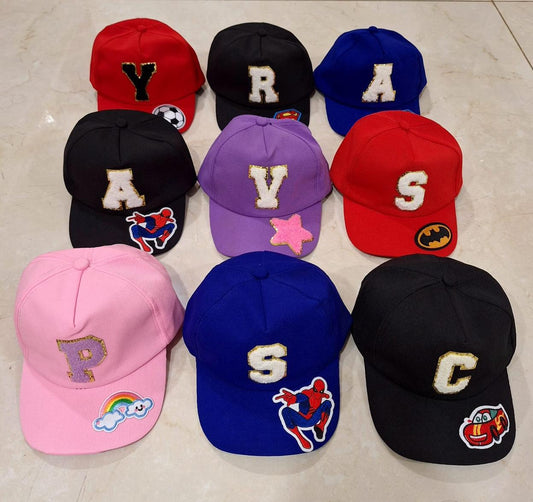 Customized Initial Cap for Boys and Girls