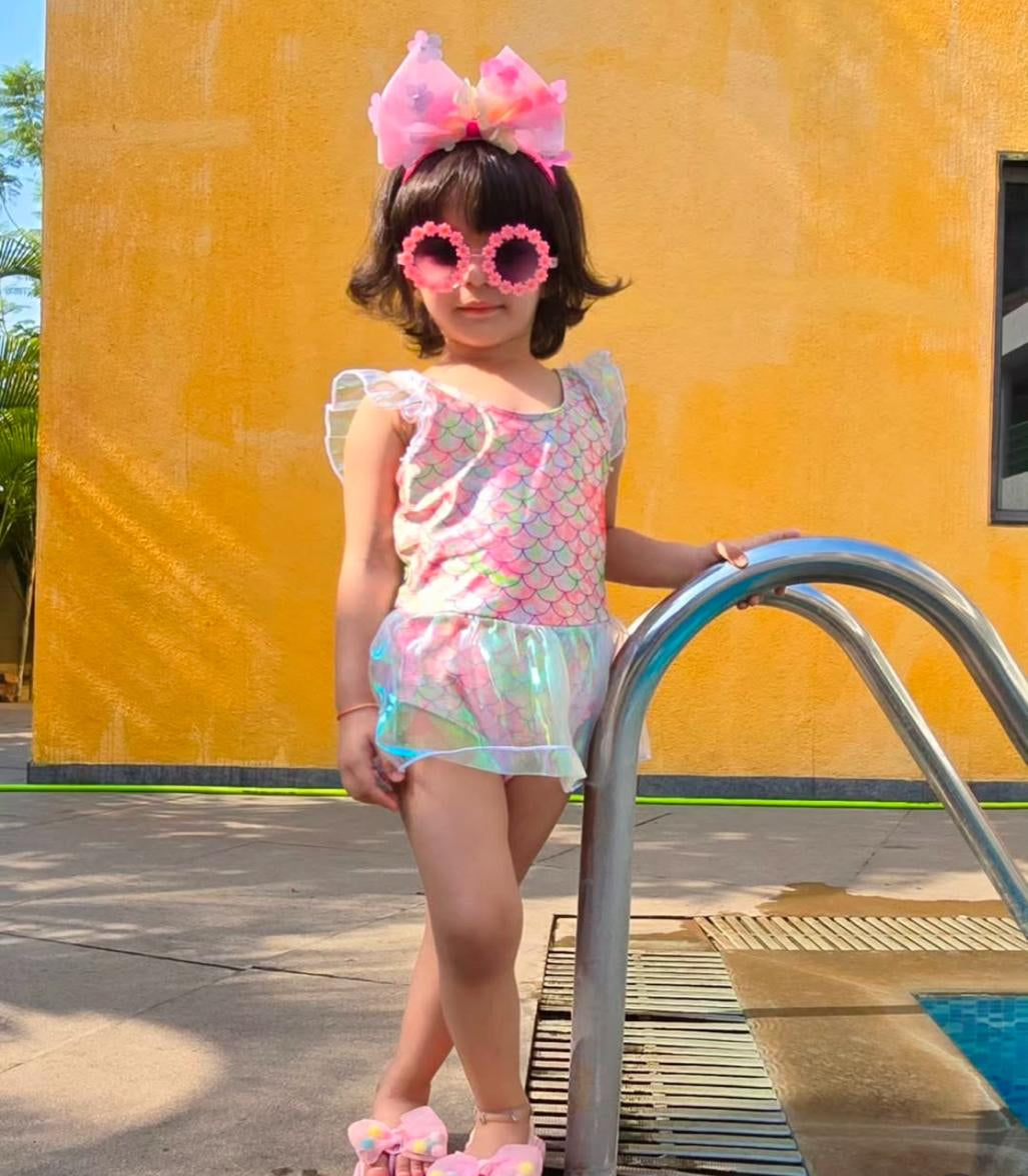 Flower Polarized Sunglasses for Toddlers - Unisex