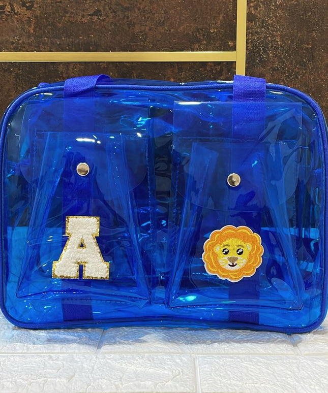 Customized Jelly Duffle Bag Double Pocket