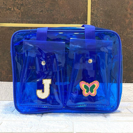 Customized Jelly Duffle Bag Double Pocket