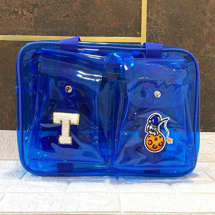 Customized Jelly Duffle Bag Double Pocket