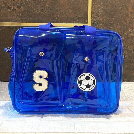 Customized Jelly Duffle Bag Double Pocket