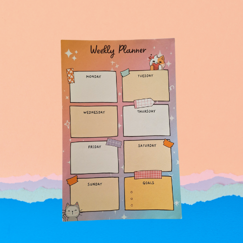 Colourful Day Weekly Planner