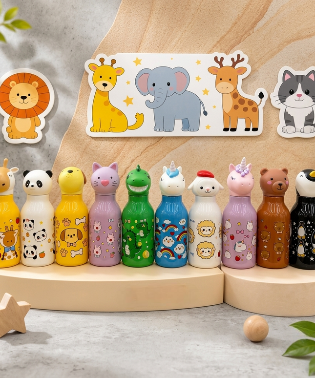 Animal Plastic Bottle for Kids | BPA Free