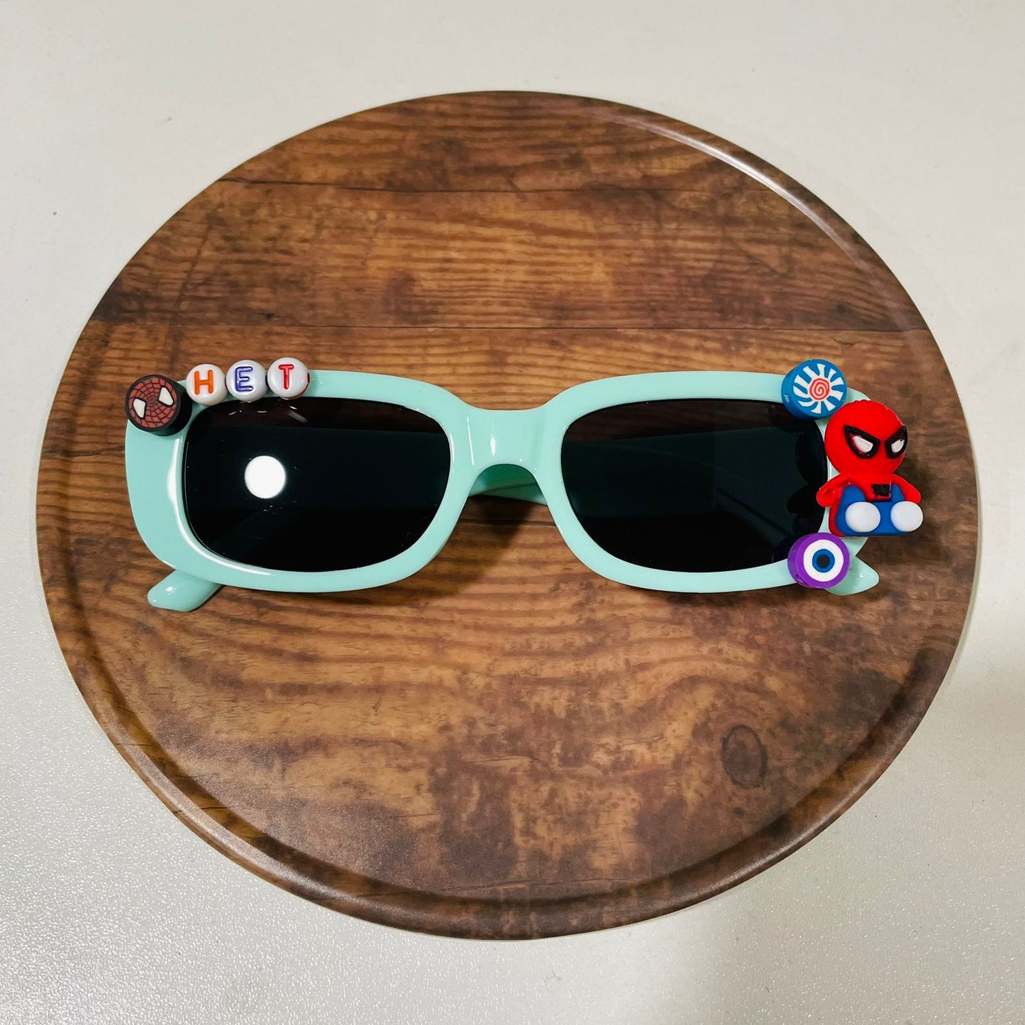 Customized Sunglasses for kids with name and cartoons - rectangle shape
