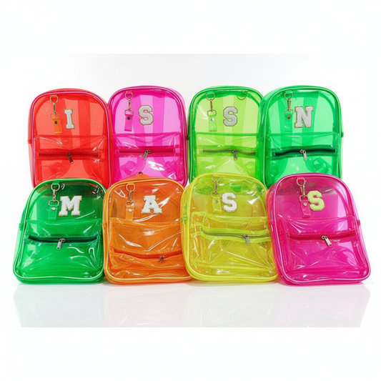Customized Initial Cartoon Bagpack for Boys and Girls