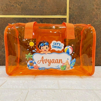 Personalized Jelly Beach Swim Bag for Kids