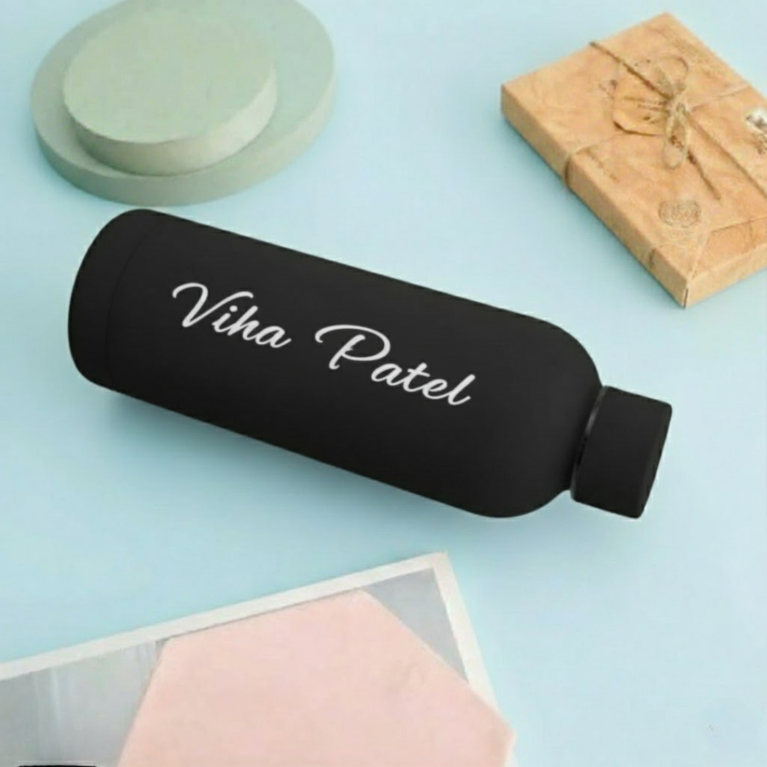 Customized Water Bottles with Name | Stainless Steel Double Insulated Water Bottles for Corporate Gifting - 500 ml