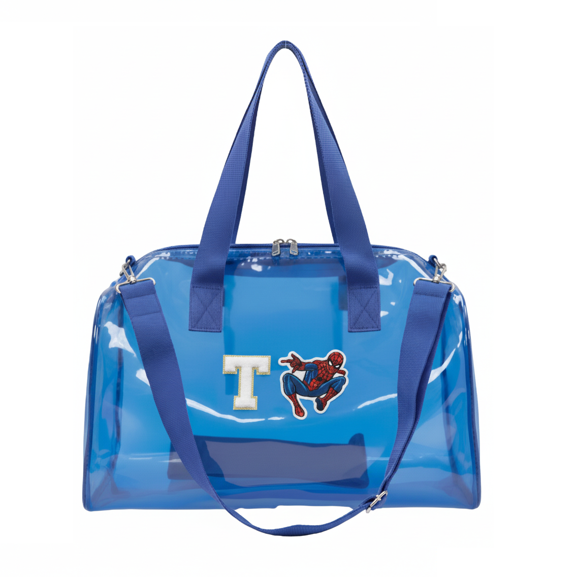 Customized Initial Cartoon Jelly Duffle Bag for Boys and Girls