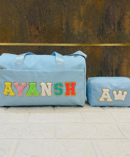 Premium Personalized Foam Duffle Bag with Pouch