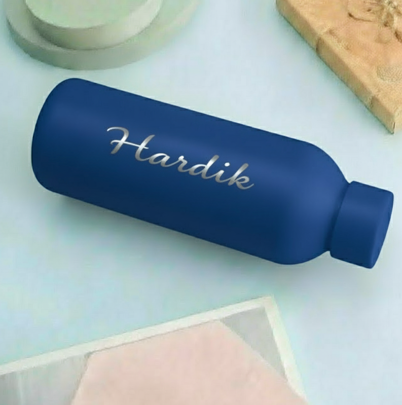 Customized Water Bottles with Name | Stainless Steel Double Insulated Water Bottles for Corporate Gifting - 500 ml