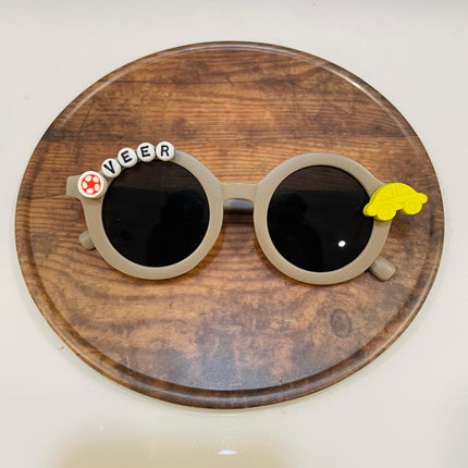 Customized Sunglasses for Kids with name round shape - Boys