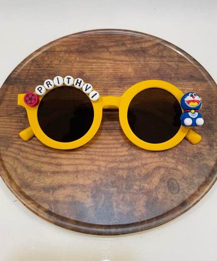 Customized Sunglasses for Kids with name round shape - Boys