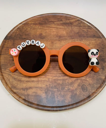 Customized Sunglasses for Kids with name round shape - Boys