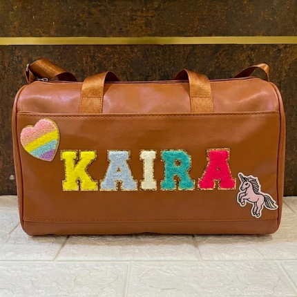 Premium Personalized Soft Foam Duffle Bags with Name & motifs