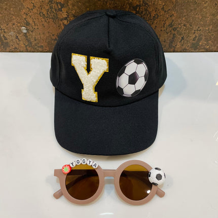 Summer Essentials Combo - Customized Sunglasses + Printed Cartoon Cap
