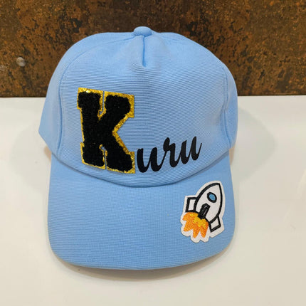 Customized Cap for Kids with Full name with Cartoon - Return gifts