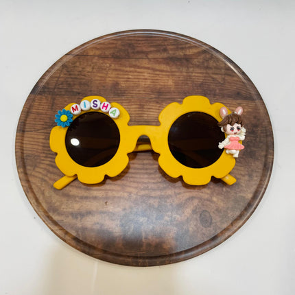 Personalized Sunglasses for Girls - flower shape
