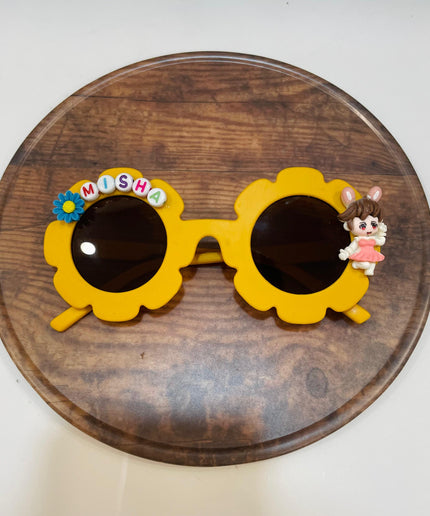 Personalized Sunglasses for Girls - flower shape