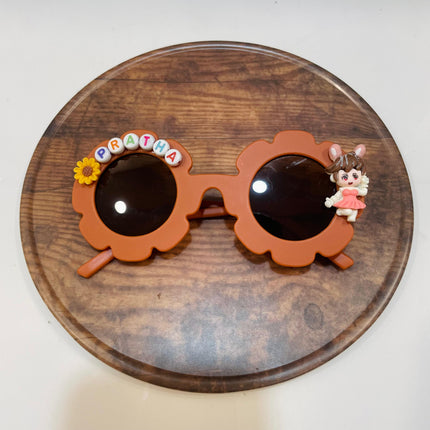 Personalized Sunglasses for Girls - flower shape