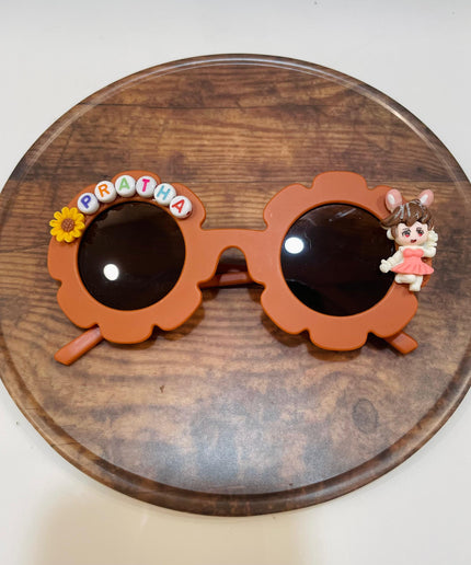 Personalized Sunglasses for Girls - flower shape
