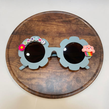 Personalized Sunglasses for Girls - flower shape