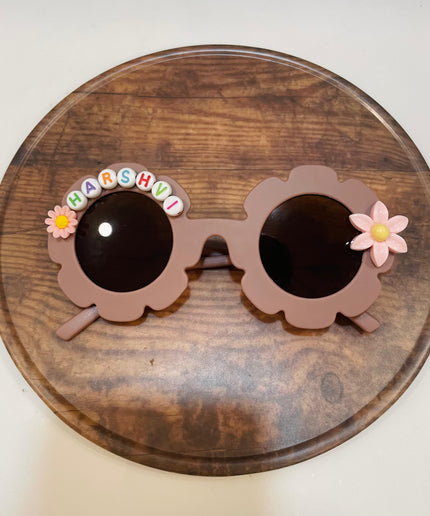 Personalized Sunglasses for Girls - flower shape