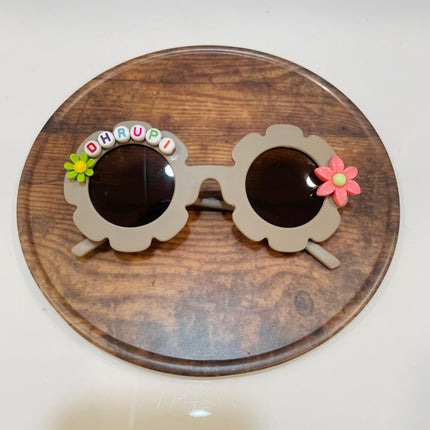 Personalized Sunglasses for Girls - flower shape
