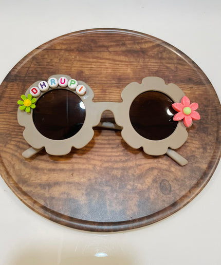 Personalized Sunglasses for Girls - flower shape