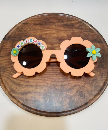 Personalized Sunglasses for Girls - flower shape
