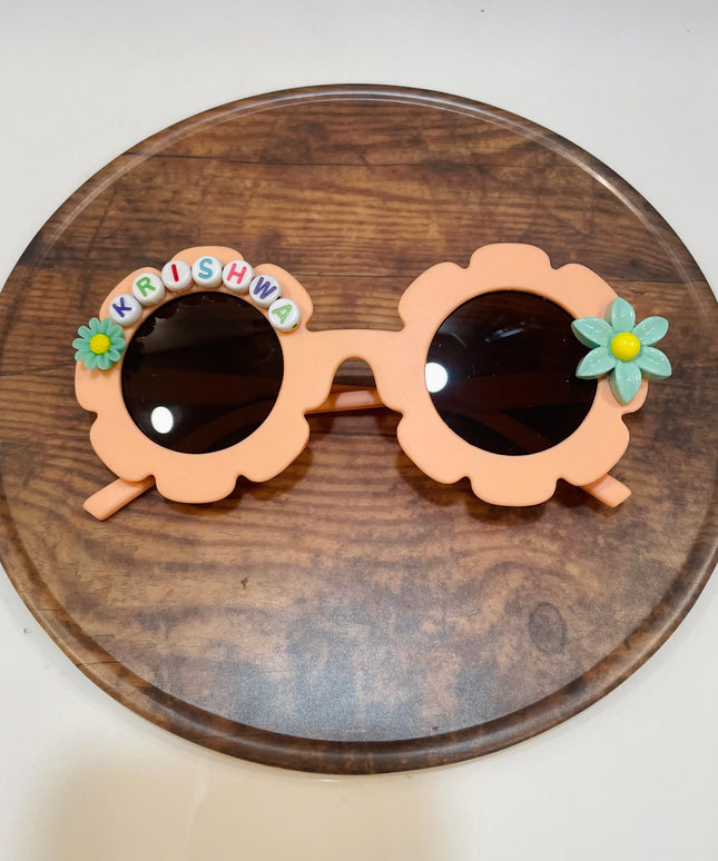 Personalized Sunglasses for Girls - flower shape