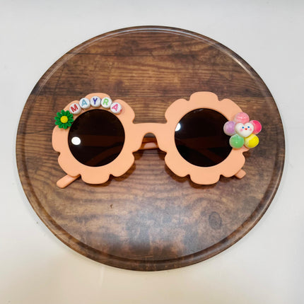 Personalized Sunglasses for Girls - flower shape