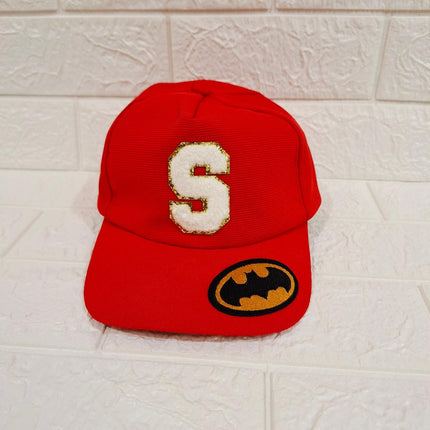 Customized Caps with Initial and Cartoon for Boys and Girls