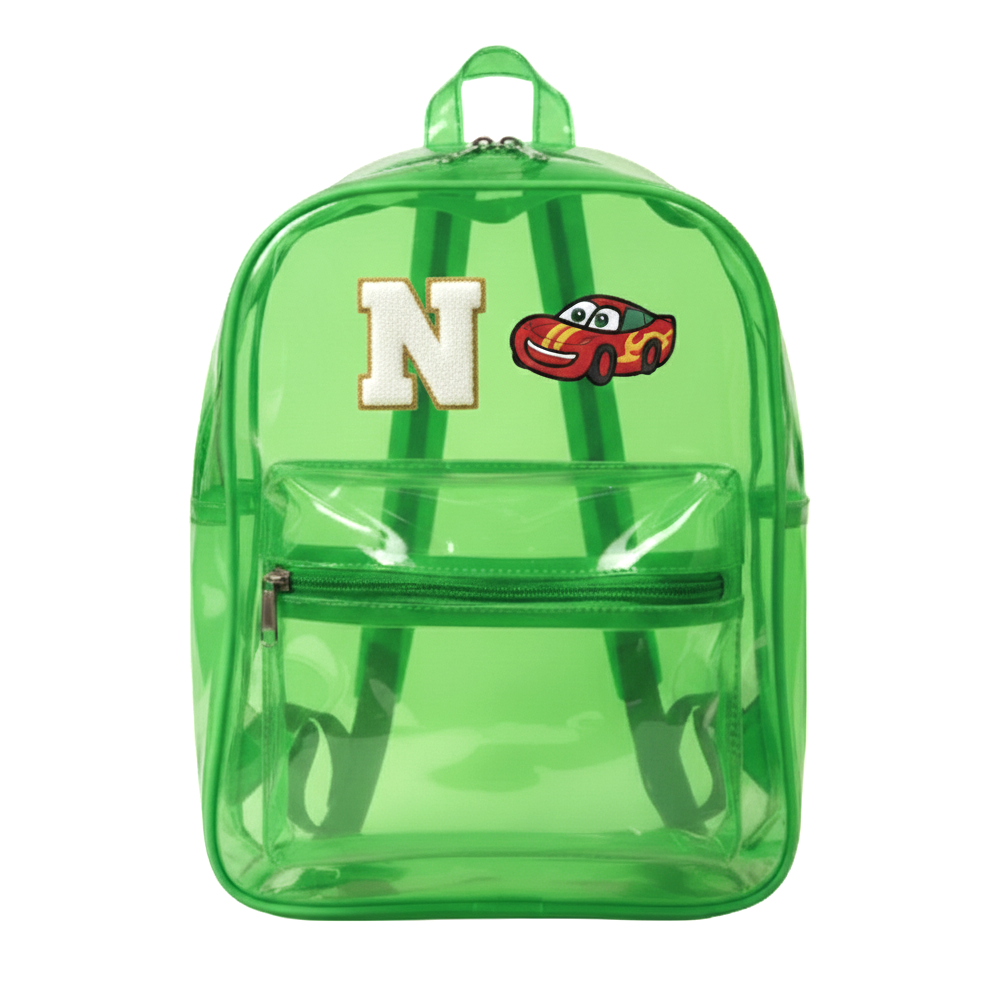 Customized Jelly Bagpack with Initial Cartoon for Boys and Girls