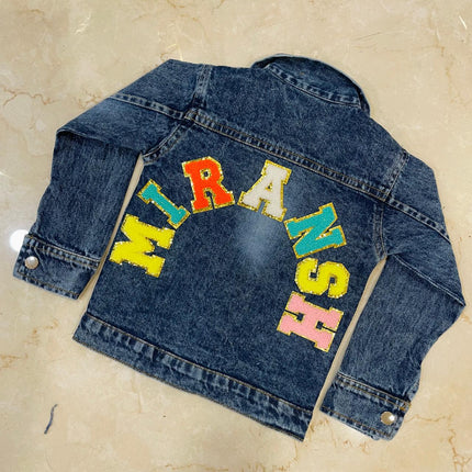 Personalised Denim Jacket with name - Premium Quality
