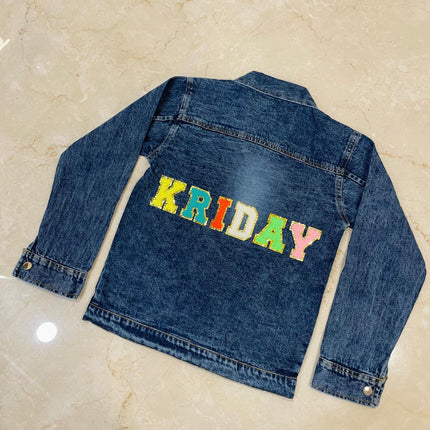 Personalised Denim Jacket with name - Premium Quality